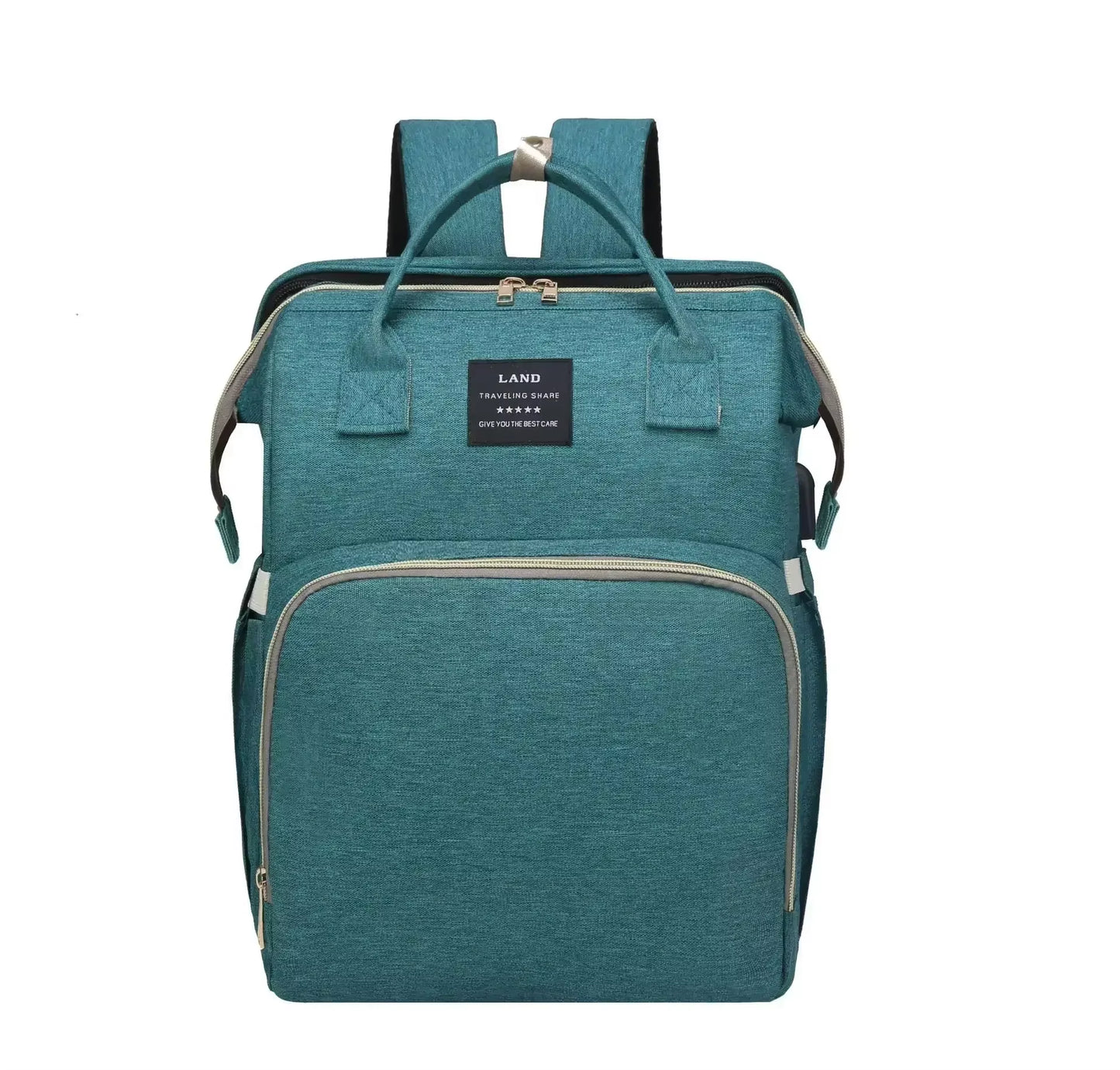 Stylish & Spacious Mommy Bag - Lightweight Folding Crib Bed & Travel Backpack for Moms on the Go!
