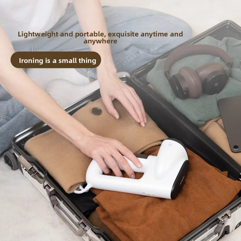 Portable Handheld Garment Steamer - Compact Suction Iron for Home & Travel