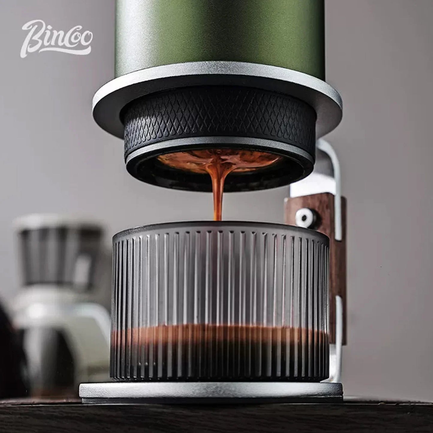 Bincoo Upgraded Portable Coffee Machine,H1 Pro Electric Wireless Heating and Cold Extraction Espresso Maker,Home Camping Outdoor