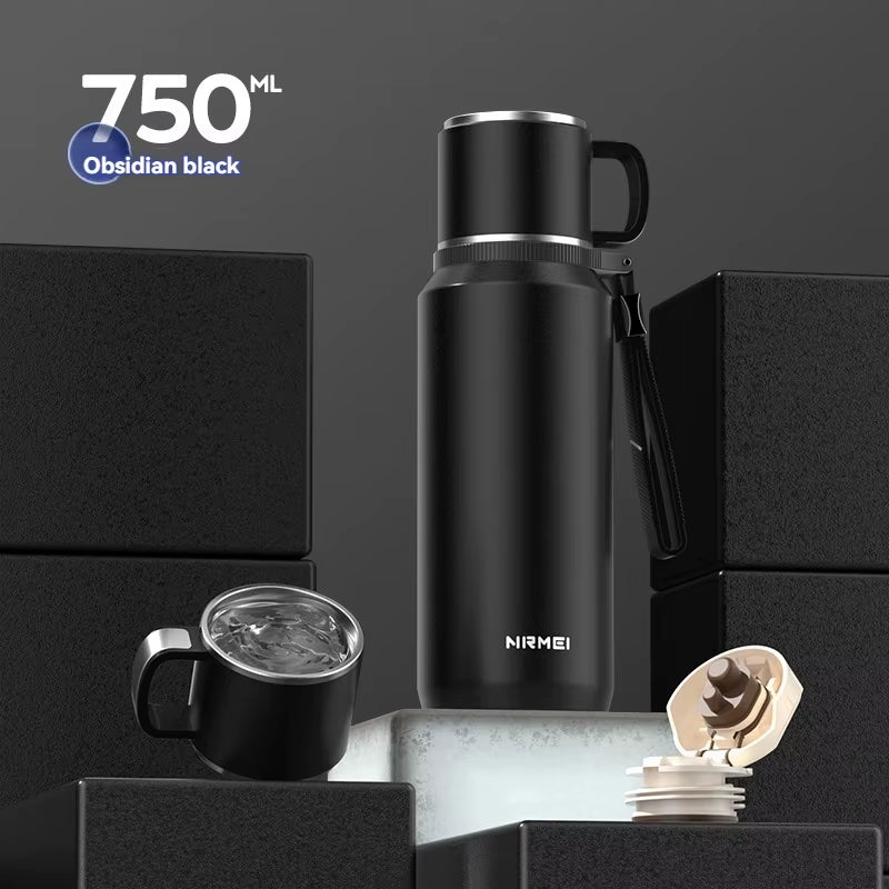 1.5L Thermos Water Bottle Stainless Steels Vacuum Flask Hot Coffee Tea Water Heat Preservation Bottles Cold Tumbler Drinkware
