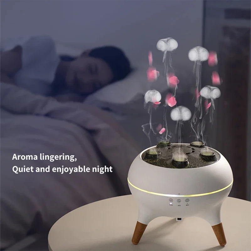 Gradient Jellyfish Humidifier & Aroma Diffuser - Large Capacity, Timed, Two-Speed Wonder!