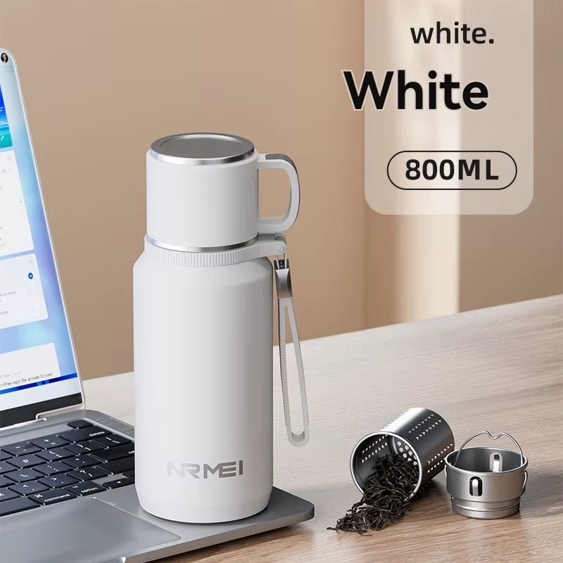 1.5L Thermos Water Bottle Stainless Steels Vacuum Flask Hot Coffee Tea Water Heat Preservation Bottles Cold Tumbler Drinkware