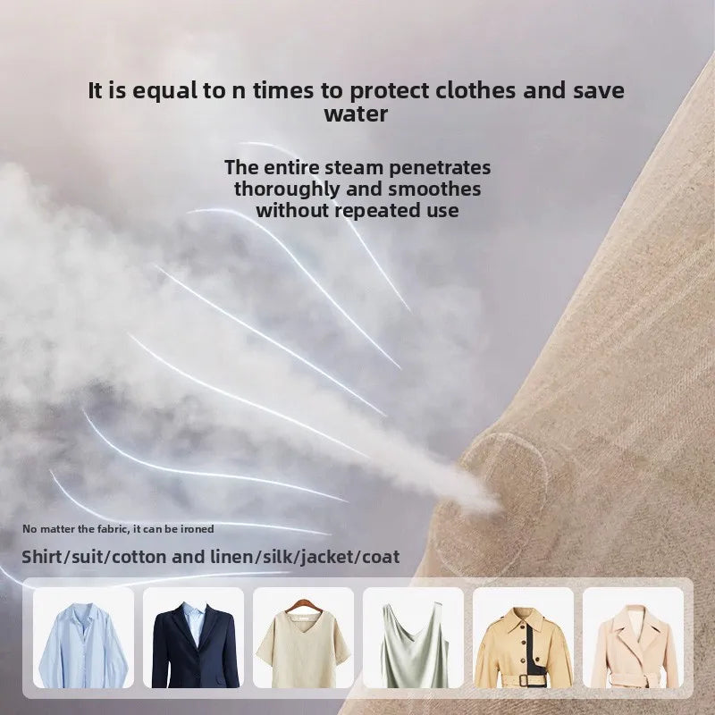 Portable Handheld Garment Steamer - Compact Suction Iron for Home & Travel