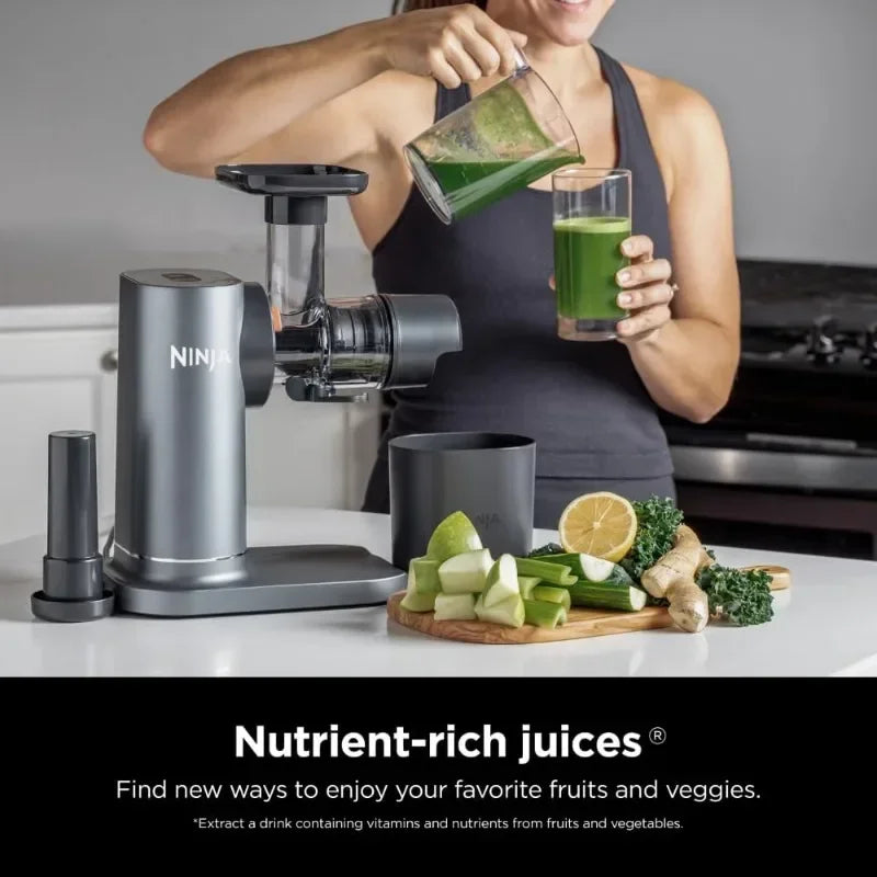 Powerful Slow Juicer with Total Pulp Control, Countertop, Electric