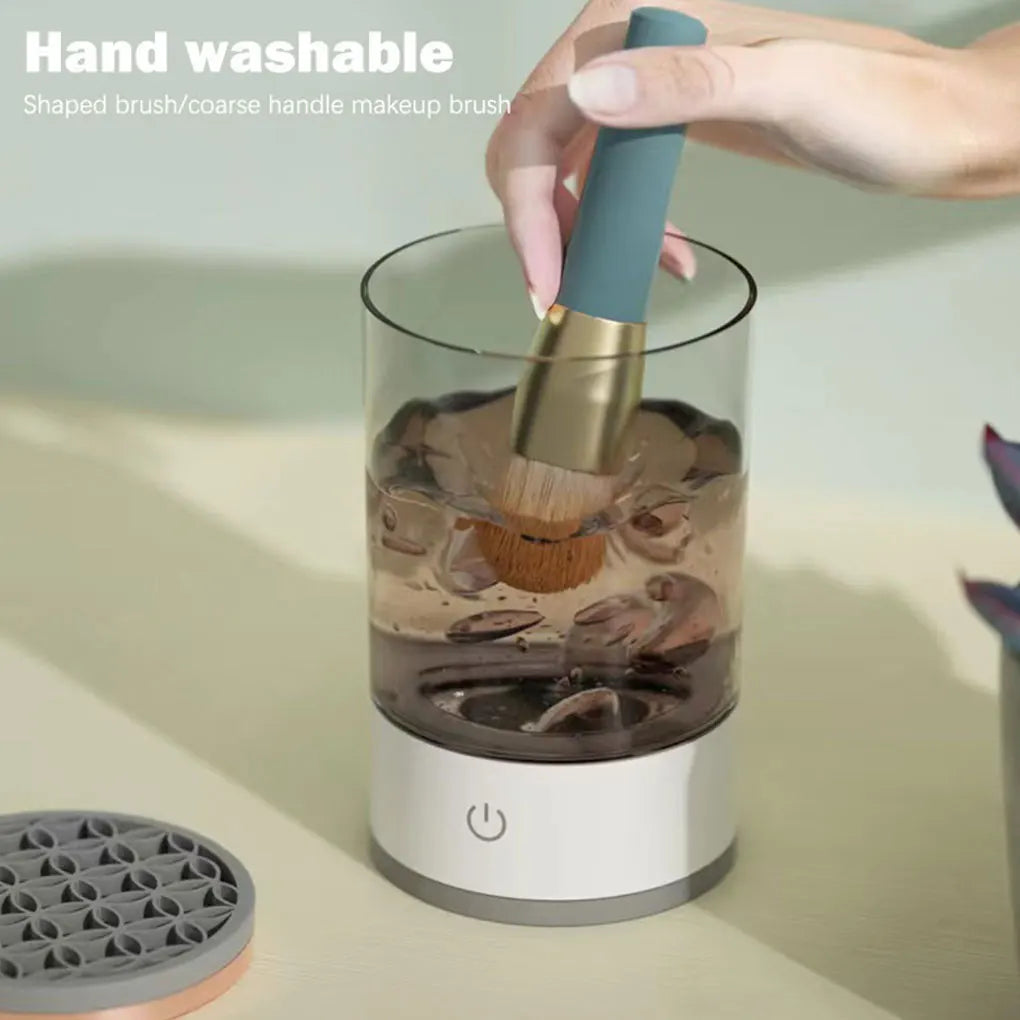 Makeup Brush Cleaner Automatic Rotating Makeup Brush Cleaner Electric Cosmetic Makeup Brush Rotary Washing Machine