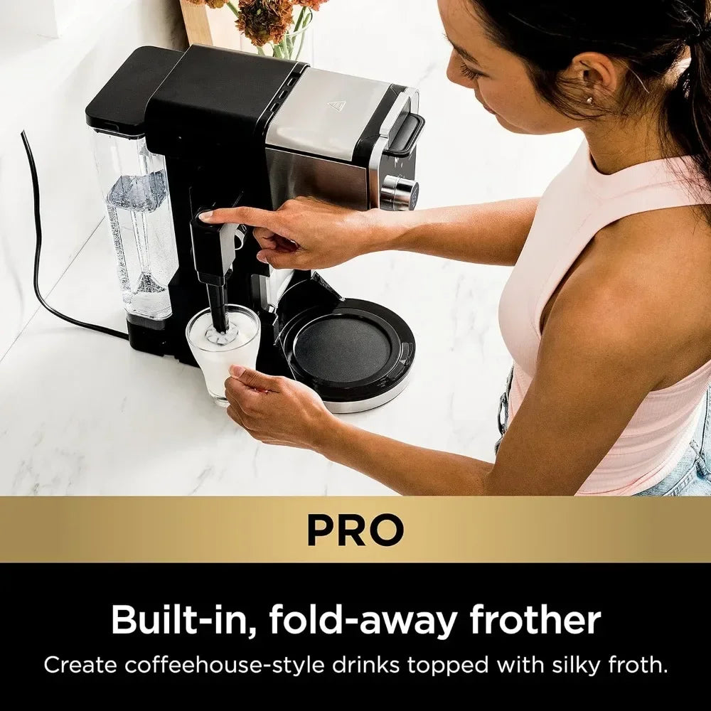 For Pro Specialty 12-Cup Coffee Maker with Glass Carafe, Single-Serve, Grounds, Compatible with K-Cup Pods