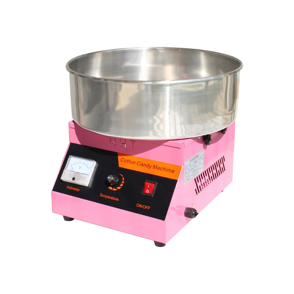 Electric Cotton Candy Machine Commercial Sugar Candy Floss Maker Temperature Controls for Party Festival Carnival Home Kids DIY