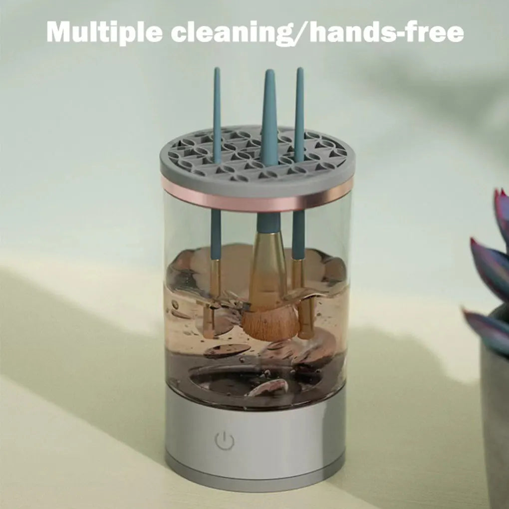 Makeup Brush Cleaner Automatic Rotating Makeup Brush Cleaner Electric Cosmetic Makeup Brush Rotary Washing Machine