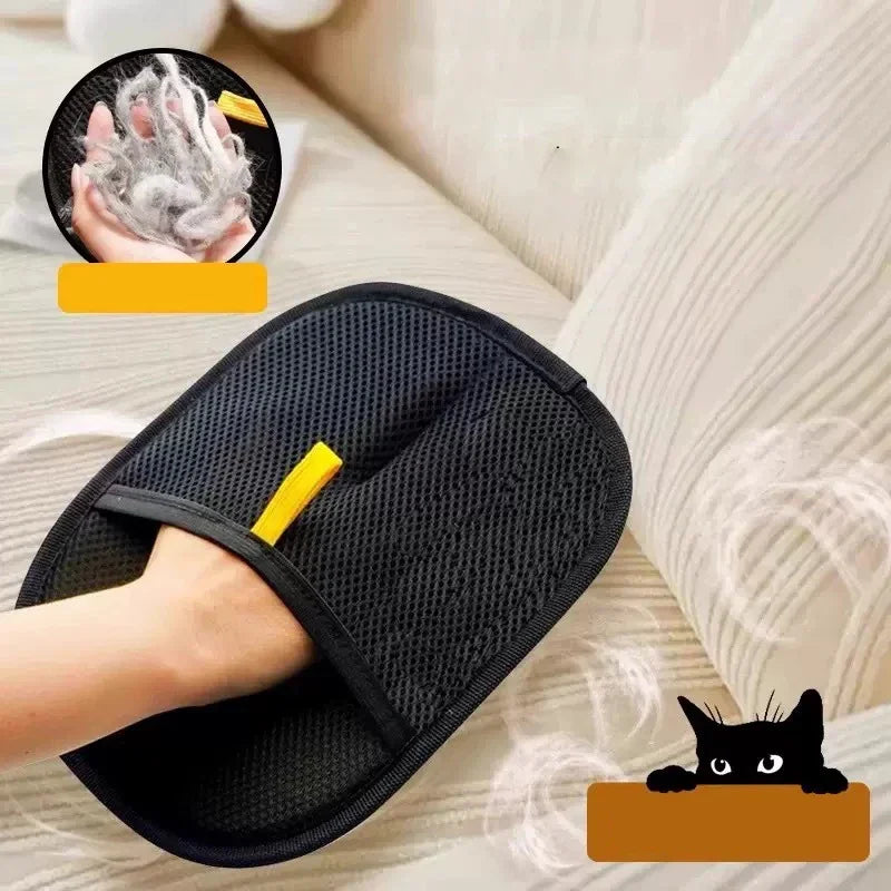 Pet Electrostatic Hair Removal Gloves Pet Hair Remover Mitt Static Removal Glove for Clothes Sofa Carpet