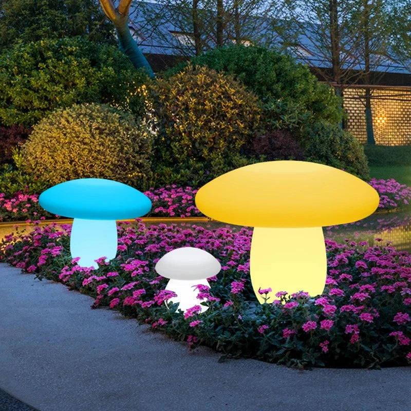 Luminous Mushroom Lamp Lawn Solar LED Lighting Solar Lamp Outdoor Garden Decoration Outdoor and Indoor Garden Lamp