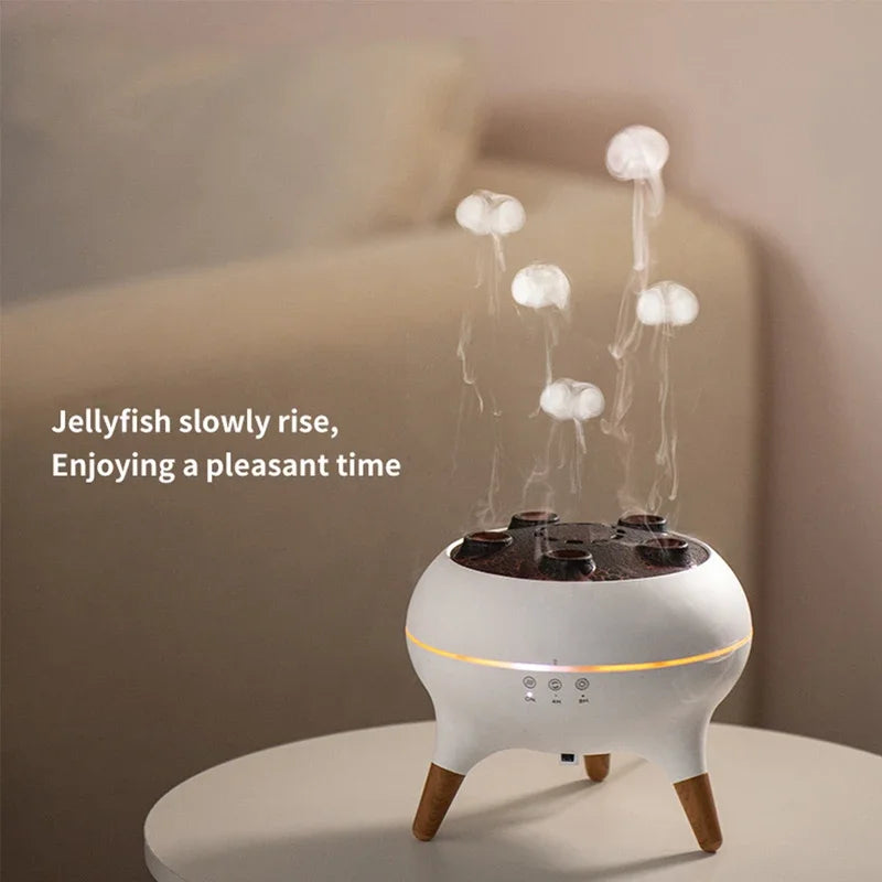 Gradient Jellyfish Humidifier & Aroma Diffuser - Large Capacity, Timed, Two-Speed Wonder!