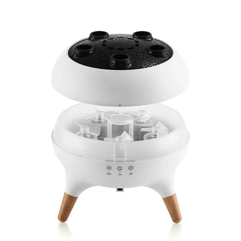 Gradient Jellyfish Humidifier & Aroma Diffuser - Large Capacity, Timed, Two-Speed Wonder!