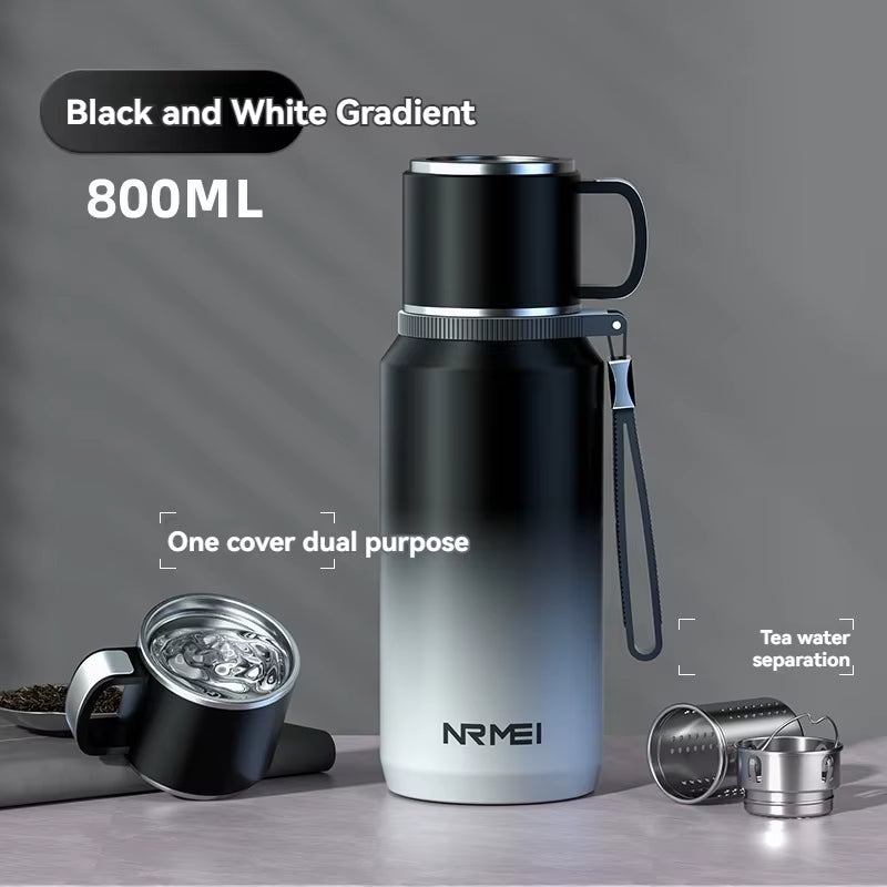 1.5L Thermos Water Bottle Stainless Steels Vacuum Flask Hot Coffee Tea Water Heat Preservation Bottles Cold Tumbler Drinkware