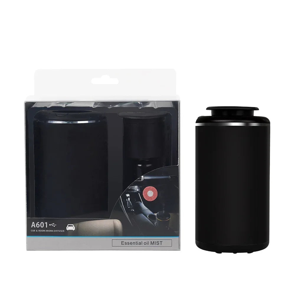 Car Air Freshener Waterless Essential Oil Scent Diffuser Fragrance Nebulizer Machine USB 10Ml Bottle Home Office Air Purifier