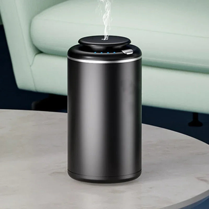 Car Air Freshener Waterless Essential Oil Scent Diffuser Fragrance Nebulizer Machine USB 10Ml Bottle Home Office Air Purifier