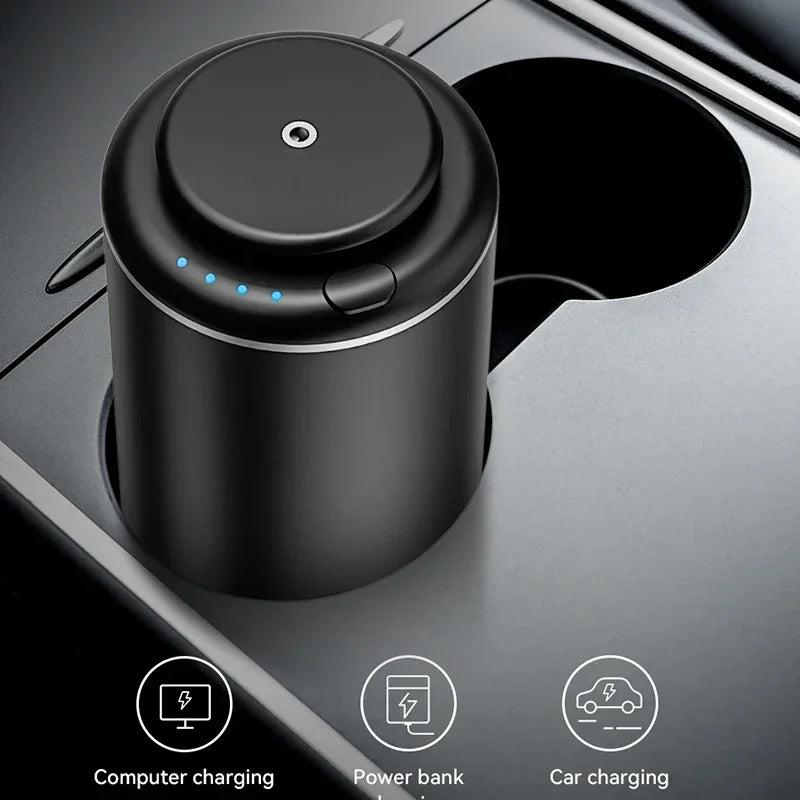 Car Air Freshener Waterless Essential Oil Scent Diffuser Fragrance Nebulizer Machine USB 10Ml Bottle Home Office Air Purifier