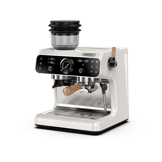 Professional Dual Boiler Espresso Machine with Built-In Grinder - 30 Customizable Settings for Perfect Coffee at Home or Business
