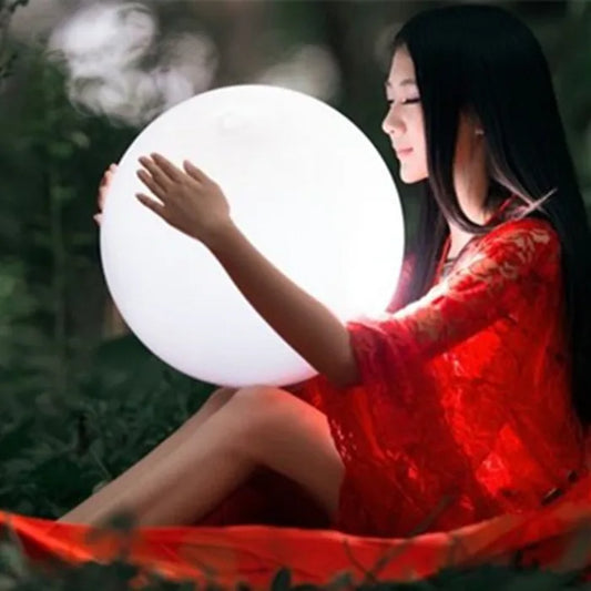 Outdoor Use LED Glowing Ball Light RGB Color Changing Globe Night Light Lamp with Remote Control for Garden Party Decoration