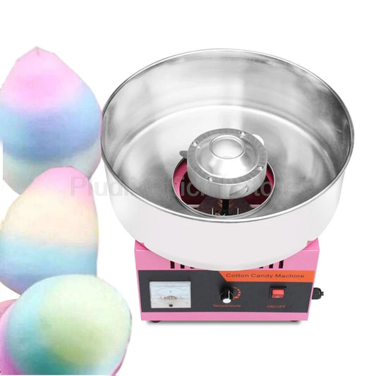 Electric Cotton Candy Machine Commercial Sugar Candy Floss Maker Temperature Controls for Party Festival Carnival Home Kids DIY