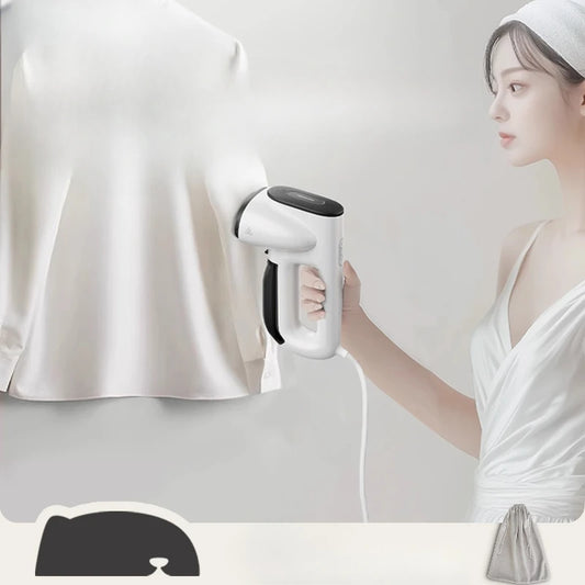 Portable Handheld Garment Steamer - Compact Suction Iron for Home & Travel